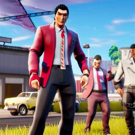 Prompthunt Kazuma Kiryu In Fortnite