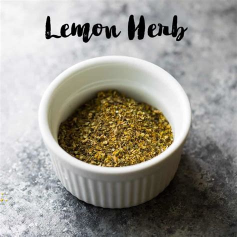 Lemon Herb Seasoning Recipe Sweet Peas And Saffron