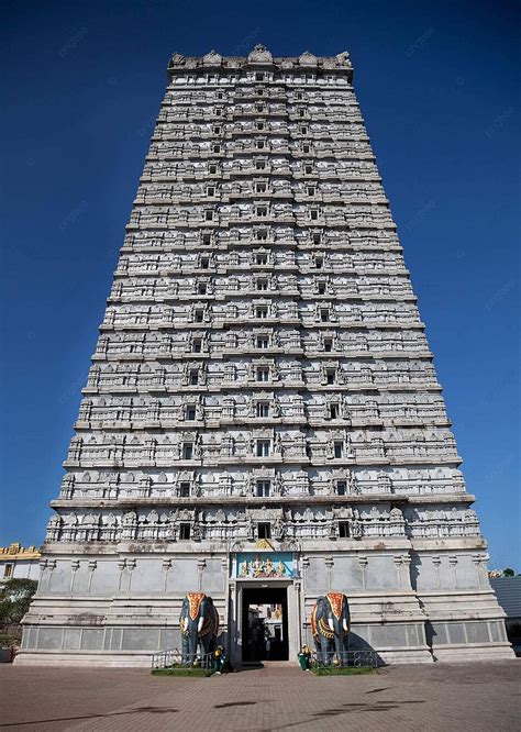 Lord Shiva Temple Architecture India Nadu Religion Photo Background And ...