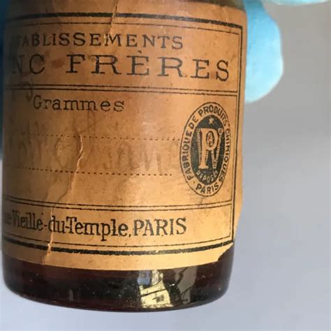 Ancien Flacon Pharmacie Bouteille Fiole Apothicaire M Decine Chimie Eur