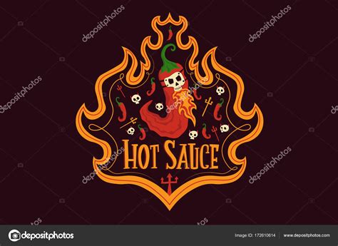 Labels For Hot Sauce Bottles Vector Stock Vector Image By Yeroma 172610614