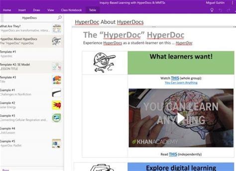 Hypernotes Use Hyperdocs With Ms Office 365 Tcea Technotes Blog