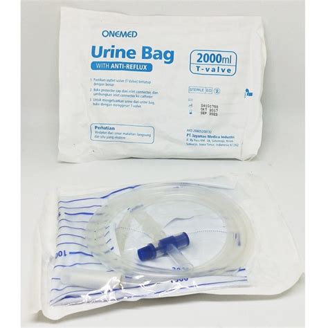 Jual Kantong Urine Bag Urobag Onemed T Valve Di Lapak Admy Jaya