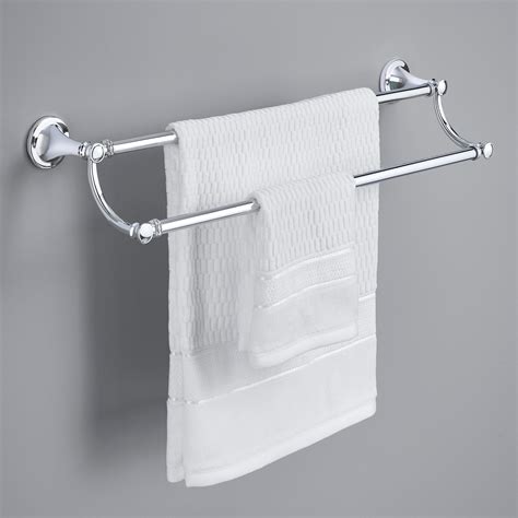 Liberty Hardware Delta Silverton Collection 24 Double Towel Bar