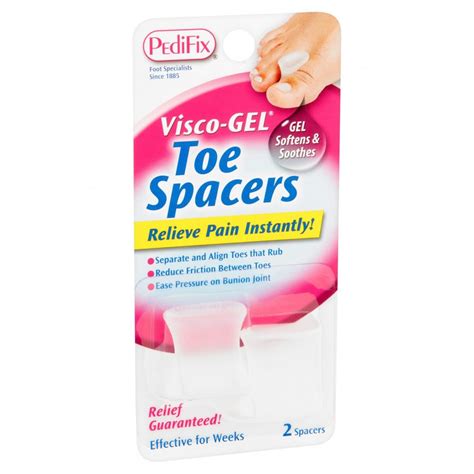 PediFix Visco-Gel Toe Spacers - 2 Count | Stayjuve