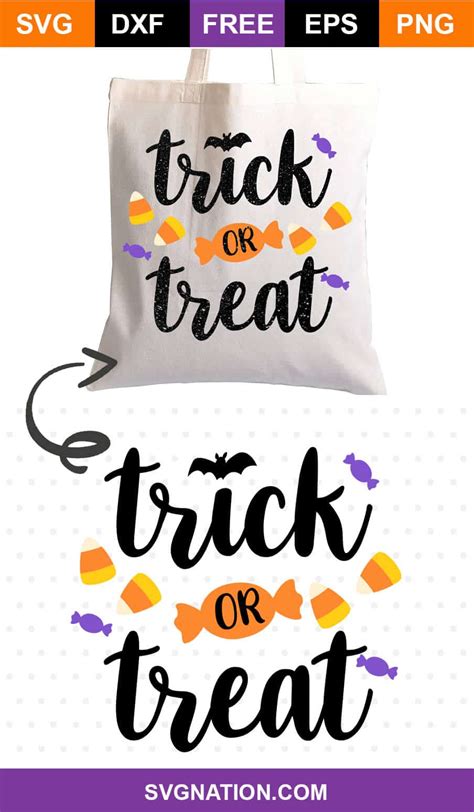 Trick Or Treat SVG Free Halloween SVG Cut Files