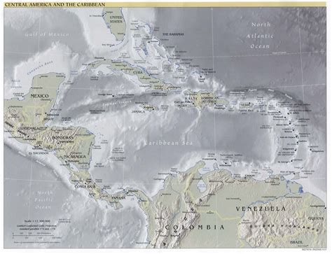 Mapa De Centroamerica Y El Caribe Mapa Hot Sex Picture