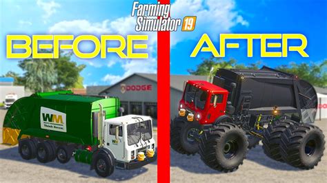 From Trash Truck To Trash Monster Rich Redneck Roleplay Farming