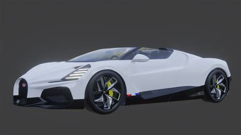 Stl File Bugatti Mistral・3d Printing Template To Download・cults