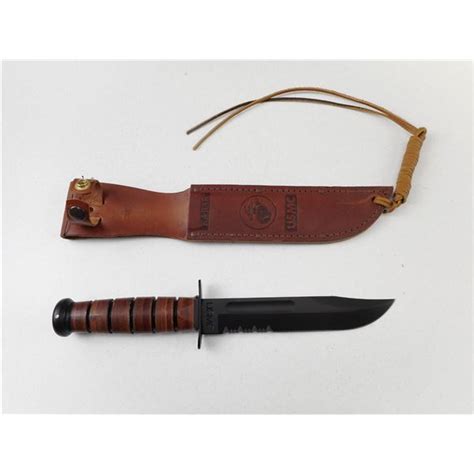 USMC KA-BAR KNIFE WITH SCABBARD - Switzer's Auction & Appraisal Service