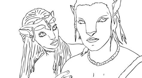 Avatar Movie Coloring Page Coloring Book