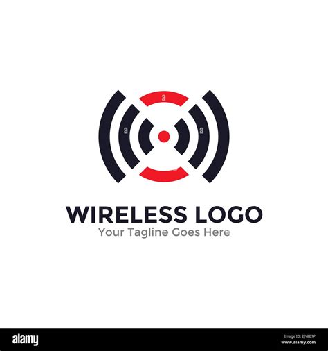 Modèle de logo Wireless signal Logo Wi Fi vecteur d icône d ondes