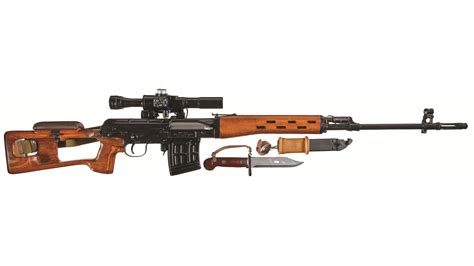 Norinco Model Ndm 86 Semi Automatic Sniper Rifle With Scope Rock