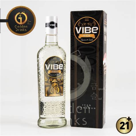 Jual Vibe Peach Liqueur Premium Series 700ml FREE SLOKI Shopee