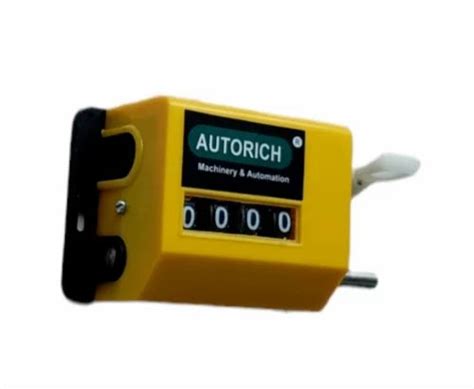 Counter Meter Mechanical, For Industrial, Count Capacity: 9999 at Rs ...