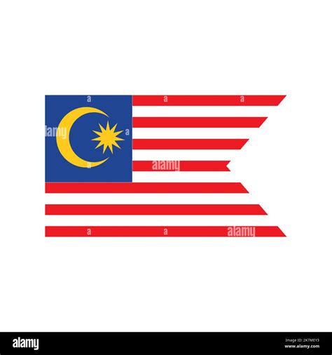 Malaysia Flag Vector Icon Design Illustration Stock Vector Image And Art Alamy