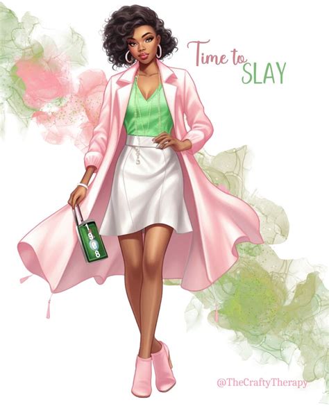 AKA Soror Time To Slay Aka Sorority Gifts Black Bratz Doll Alpha