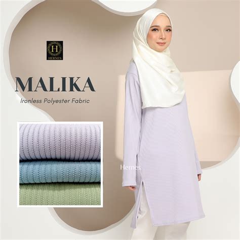 HERNES BLOUSE MALIKA BLOUSE IRONLESS BLOUSE MUSLIMAH BLOUSE KNITED