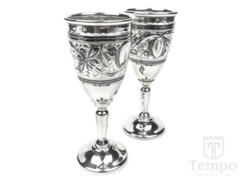 Рюмки серебряные пара "Камелия" на 30 мл – купить в интернет-магазине ...