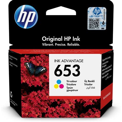 Hp Original 653 Tri Color Ink Cartridge Inspire Trading