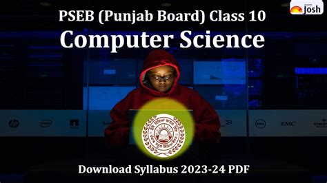 Pseb Class 10 Computer Science Syllabus 2023 24 Download Punjab Board