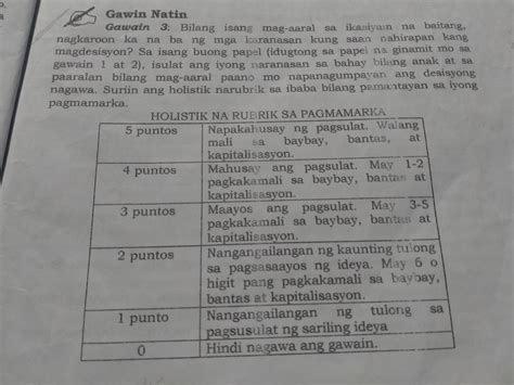 Gawin Natin Gawain Bilang Isang Mag Aaral Sa Ikasiyam Na Baitang