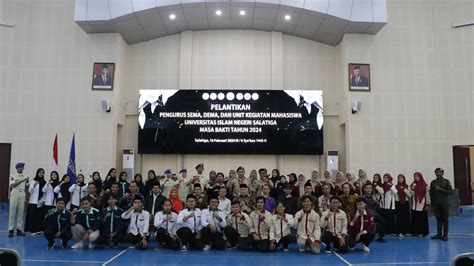 Lantik Pengurus DEMA SEMA Dan UKM Rektor UIN Minta Mahasiswa Rambah