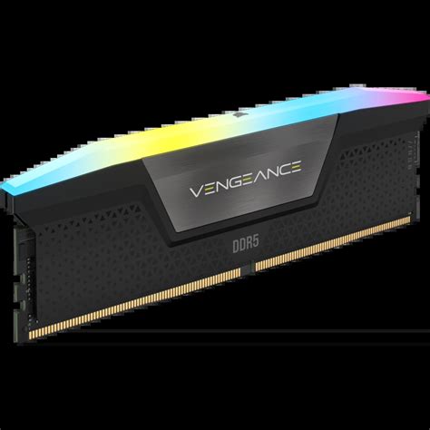 VENGEANCE RGB 16GB 1x16GB DDR5 DRAM 5600MT S CL40 Memory Kit Black