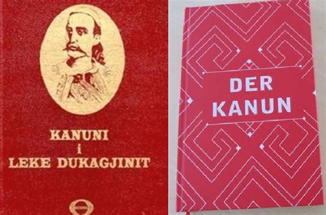 Der Kanun - Lekë Dukagjini Canon - in German language