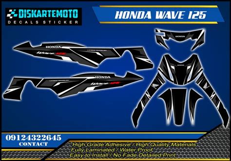 Honda Wave 125 Decals Sticker Lazada Ph