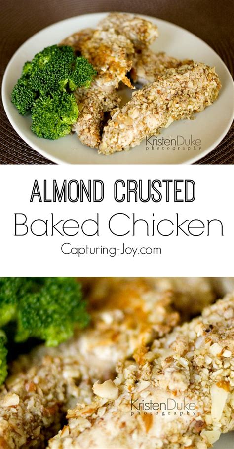 Walnut & Almond Crusted Baked Chicken {No Carb} - Capturing Joy with ...