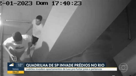 Vídeo Polícia procura quadrilha que invade e furta apartamentos de