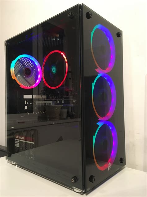 Обзор от покупателя на Корпус 1STPLAYER Firebase X2 mATX 4x120mm LED TG ...