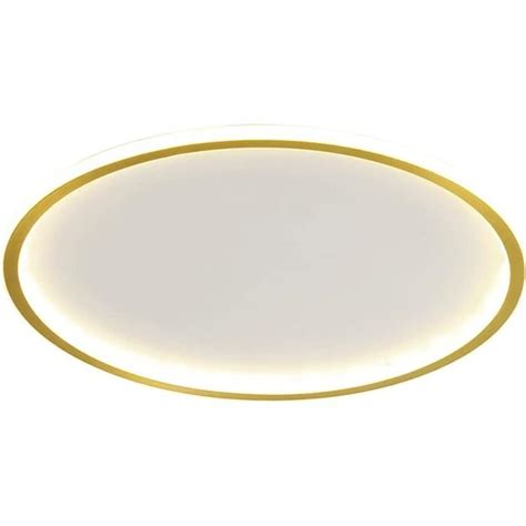 Led Int Gr Ultra Mince Rond Plafonnier En Fer Forg Tricolore