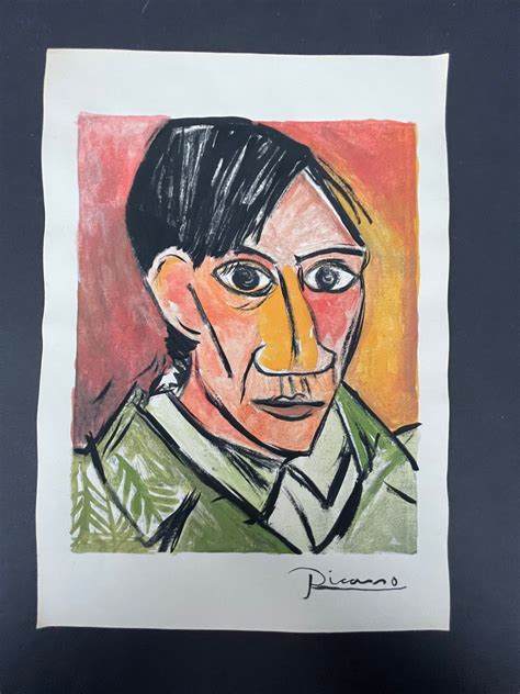 Picasso Self Portrait Drawing