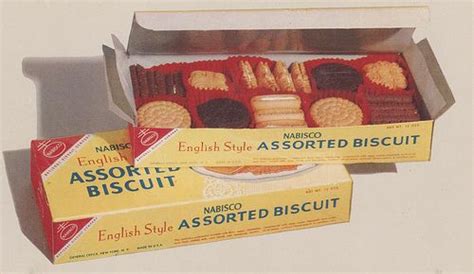 Nabsico English Style Assorted Biscuit Nabisco Cookies Vintage