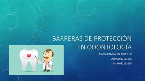 Barreras de protección en odontología PPT