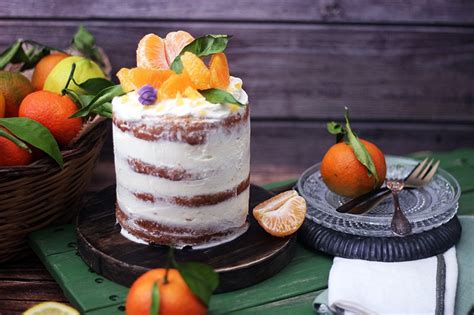 Naked Cake De Mandarinas Arquitectura De Una Carolina