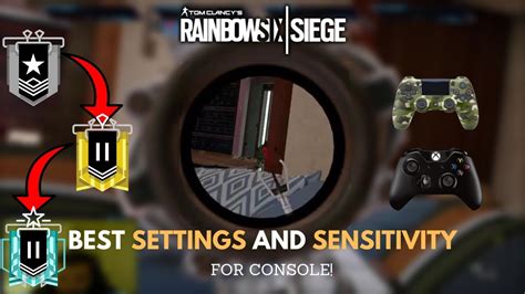 Best Console Settings And Sensitivity Rainbow Six Siege Youtube