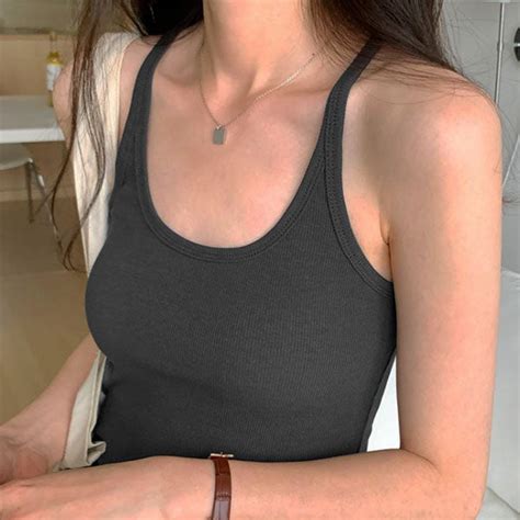 Irina Everyday Basic Ribbed Tank Top The Wildflower Shop