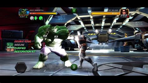 Mcoc Immortal Hulk Rank 1 Vs Rol Winter Soldier 55 Hits Youtube