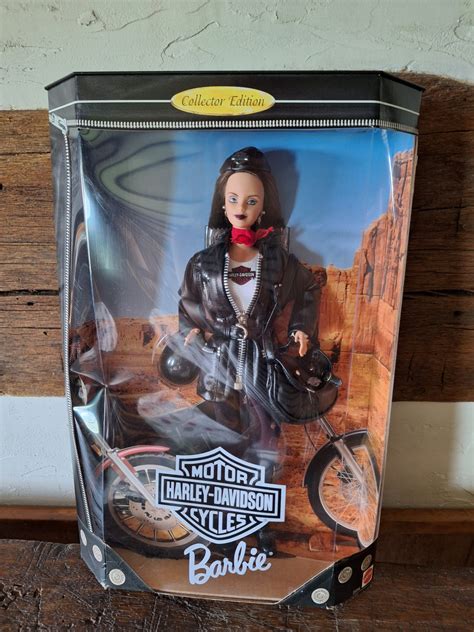 Vintage 1998 Harley Davidson Barbie Doll 3 Of Series Collection 22256