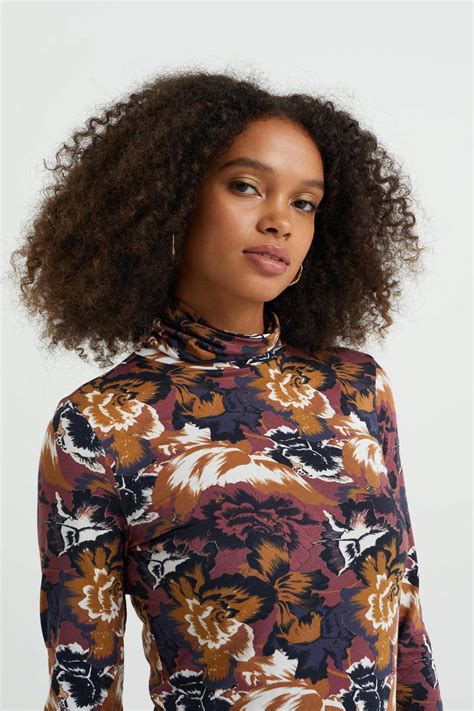 We Fashion Top Met All Over Print Oranje Rood Wehkamp