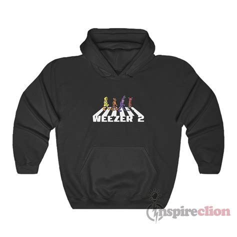 Weezer 2 Fnaf Animatronics Abbey Road Hoodie