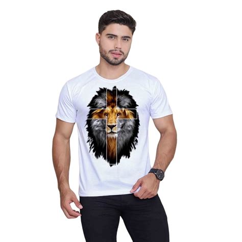 Camiseta Masculina Jesus Camisa Gospel Le O De Jud Shopee Brasil