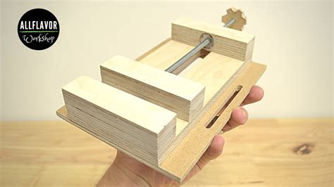 How To Make A Wooden Vise Diy Drill Press Vise Youtube