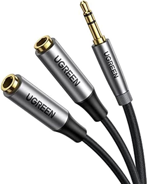 Ugreen Audio Splitter Kabel Mm Male Naar Dubbel Female Headphone