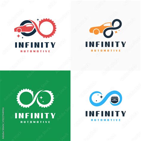 Set of Infinity Automotive logo designs concept vector, Infinity and ...