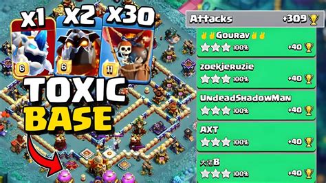 Ice Sui Lalo Legends League Attacks In Th16 Best Strategies In Clash