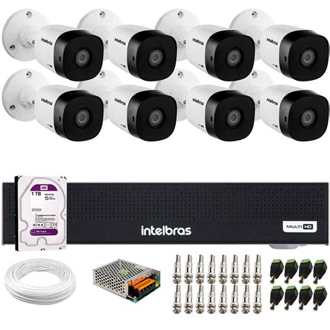 Kit C Meras Intelbras Vhd B Full Hd P Bullet Vis O Noturna